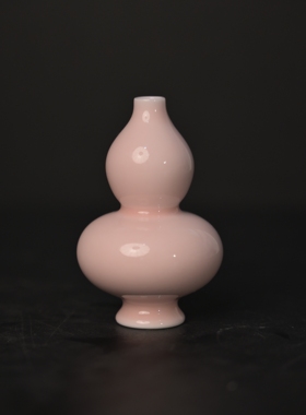 郎红小葫芦瓶摆件客厅插干花器各种颜色釉福禄瓶葫芦瓶高约10厘米