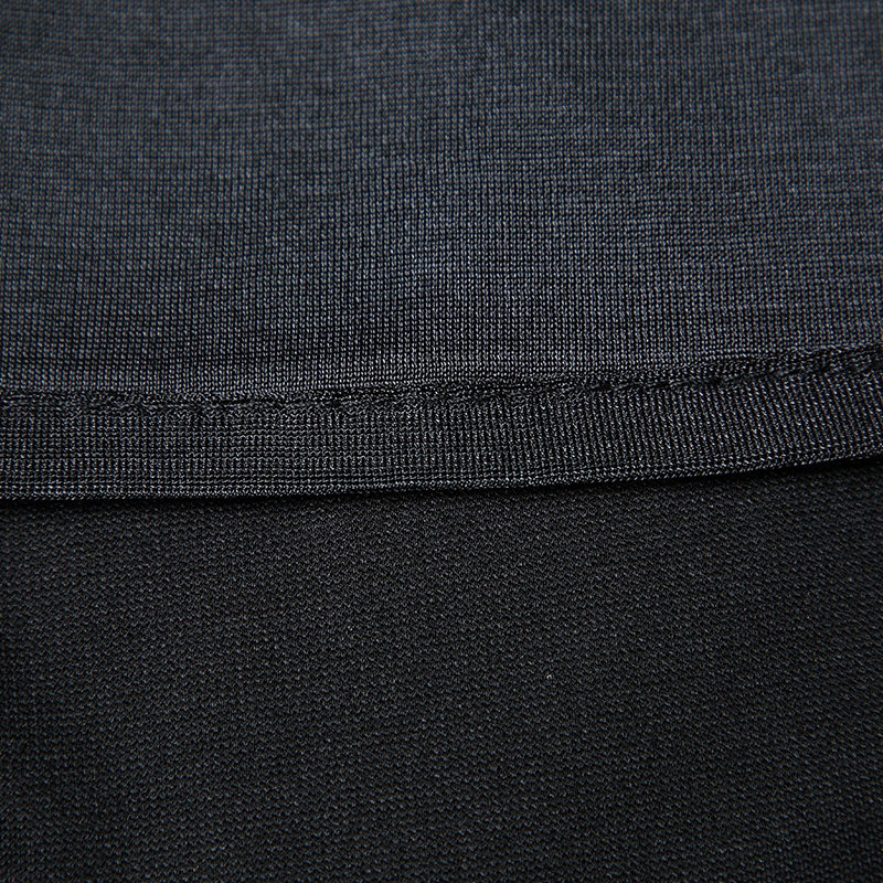 2020夏季黑色荷叶边通勤a字鱼尾裙 倩芭兰半身裙