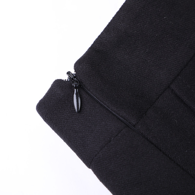 a字裙2021秋冬新款高腰厚款半身裙 倩芭兰半身裙