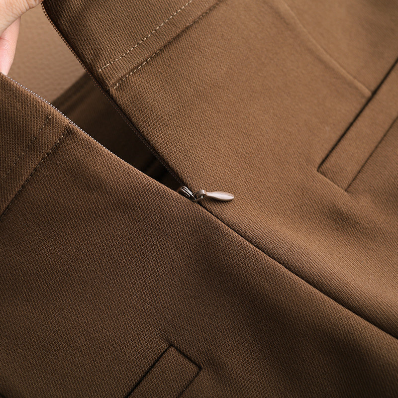 不规则秋冬2021新款a字百搭阔腿裤 倩芭兰休闲裤