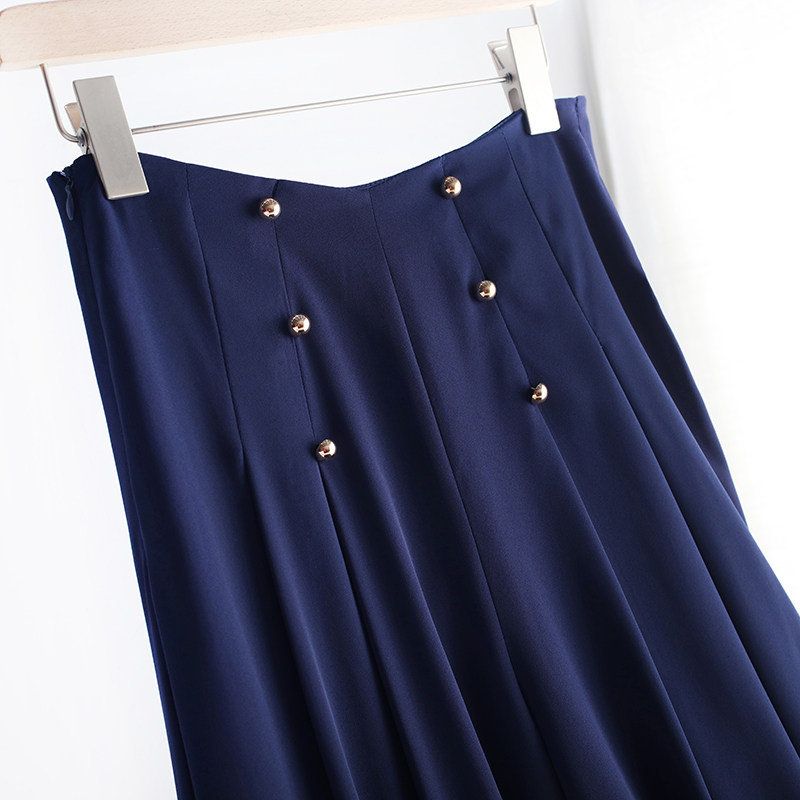 高腰夏薄款冰丝2023新款雪纺裙裤 倩芭兰休闲裤