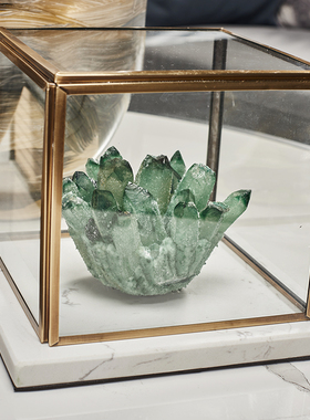 罗曼提新中式摆件陶瓷手绘花瓶酒店样板间售楼处客厅茶几软装饰品