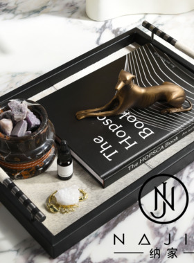 罗曼提海派中古风创意花艺饰品晶石蝎子摆件样板间客厅茶几售楼处