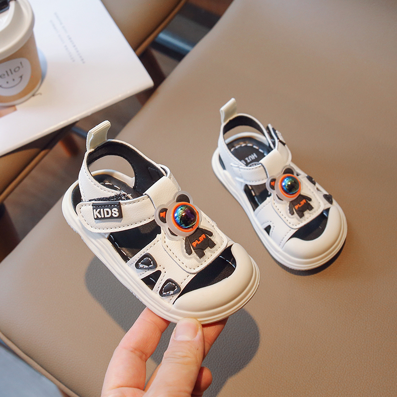 宝宝凉鞋夏季新款1—2-3岁半儿童防滑防水婴儿鞋男女软底学步鞋潮