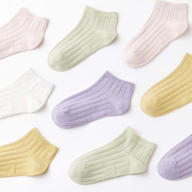 「100%棉」儿童纯棉袜子女童春秋款宝宝袜子薄款春夏无骨船袜短袜,淘宝优惠券,粉丝福利购,淘宝优惠卷