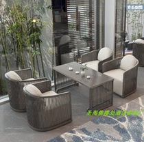 Hotel Clubhouse Negotiation New Chinese Meditation Table And Chairs Sales Department Talks Table And Chairs Sales Center Receives Single Sofa