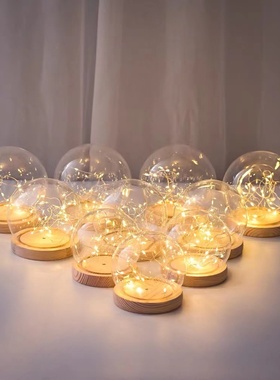 高硼硅玻璃摆件北欧桌面美观罩子