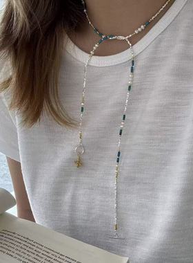 眼观S925银新中式风金刚杵项链