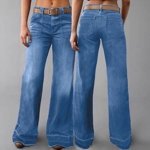jeans denims pants fashion clothing trouserstemu热销欧美女士 - 图2