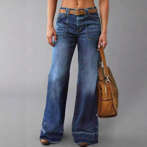 jeans denims pants fashion clothing trouserstemu热销欧美女士 - 图0
