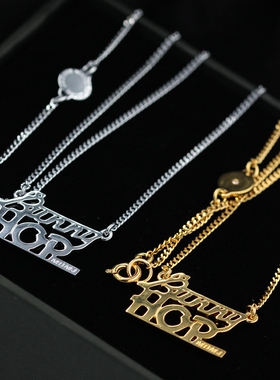 时尚风字母女士礼物锁骨链包邮