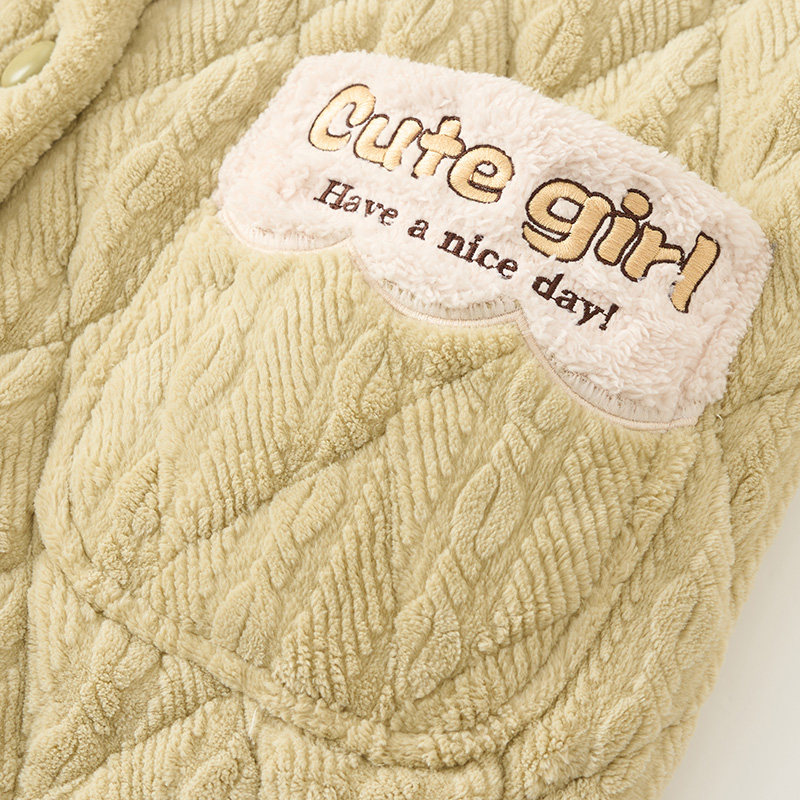 2025年新款芬腾秋冬季夹棉睡衣女款珊瑚绒三层加厚保暖长裤家居服,淘宝优惠券,粉丝福利购,淘宝优惠卷