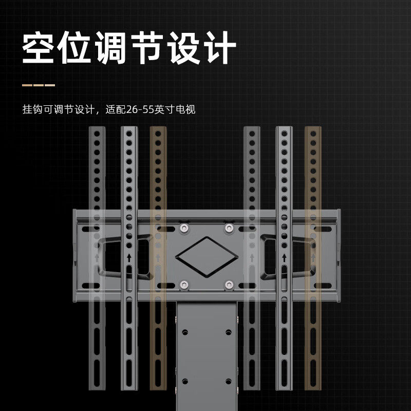 电视机支架横竖屏旋转视频直播架子落地带轮移动推车通用立式挂架