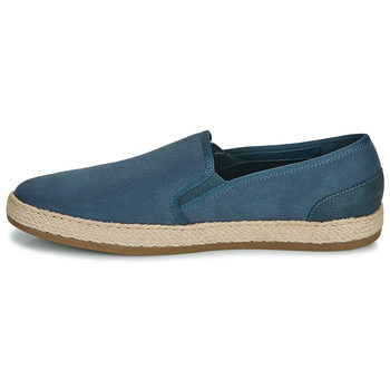 ເກີບຜູ້ຊາຍ GEOX/GEOX Slip-on Flat Traditional Cloth Shoes Blue Canvas Shoes Lazy Shoes 2024 Spring and Autumn Style