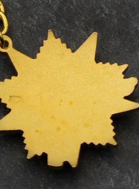 黄铜无电镀红色主题项链卫国战