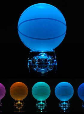 nba水晶球篮球足球定制刻字男