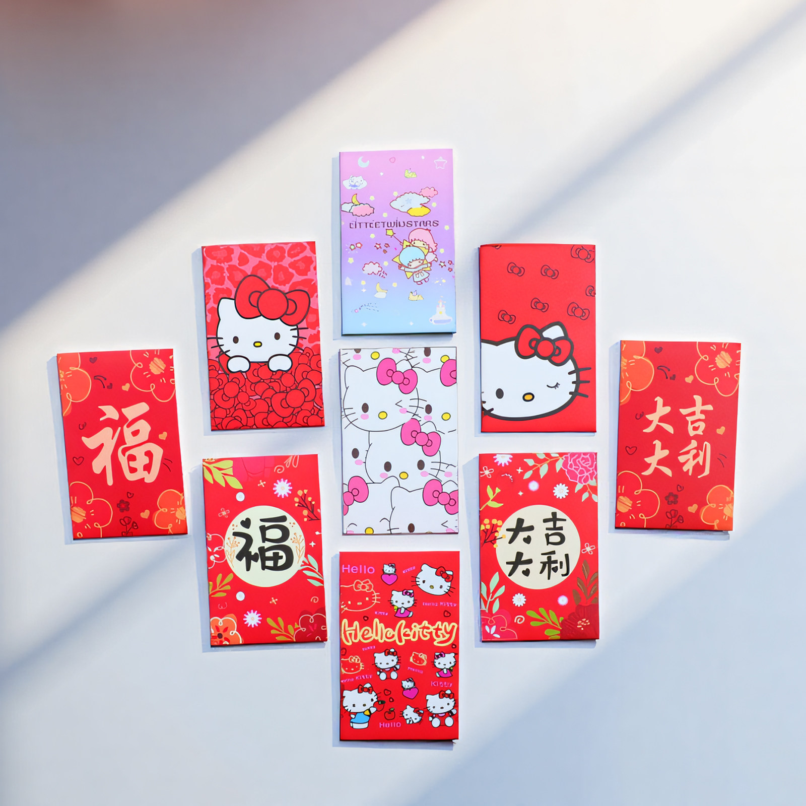 迷你小个可爱卡通创意红包个性新年2元5元10元利是封库洛米kt猫,淘宝优惠券,粉丝福利购,淘宝优惠卷