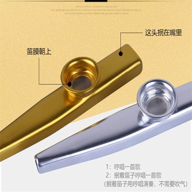 金属卡祖笛专业木制演奏级实木卡祖笛简单易学萨克斯小乐器卡祖笛,淘宝优惠券,粉丝福利购,淘宝优惠卷