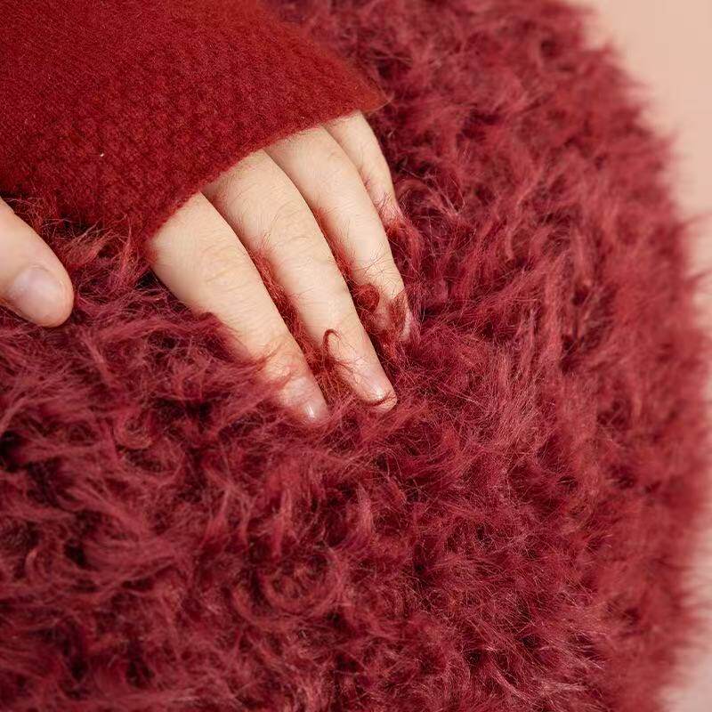 坐墩红色羚羊绒客厅懒人沙发蒲团坐垫墩子沙发脚凳飘窗矮凳可拆洗