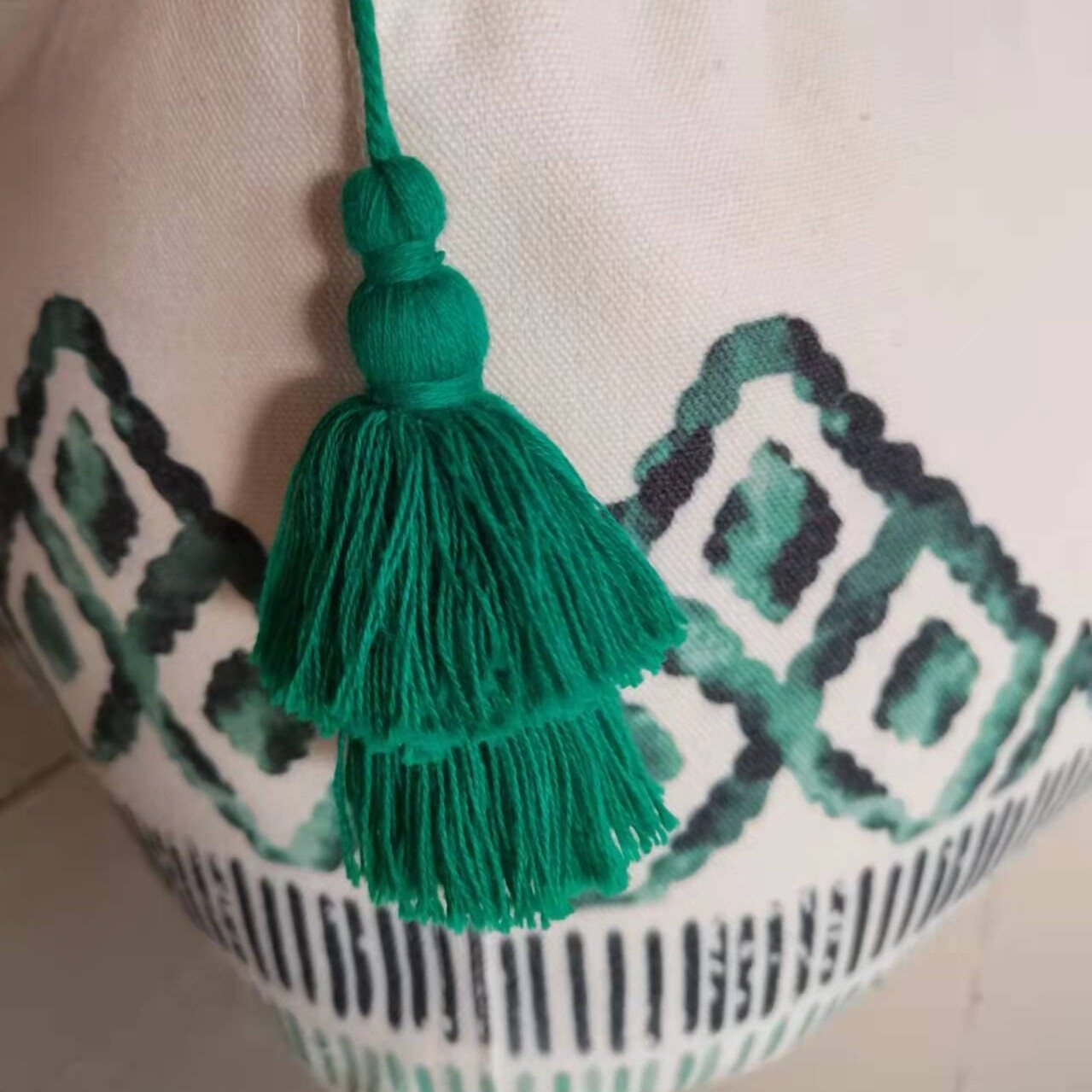 高弹支撑方形流苏复古风墩子凳子中式矮凳蒲团垫懒人坐垫可拆洗