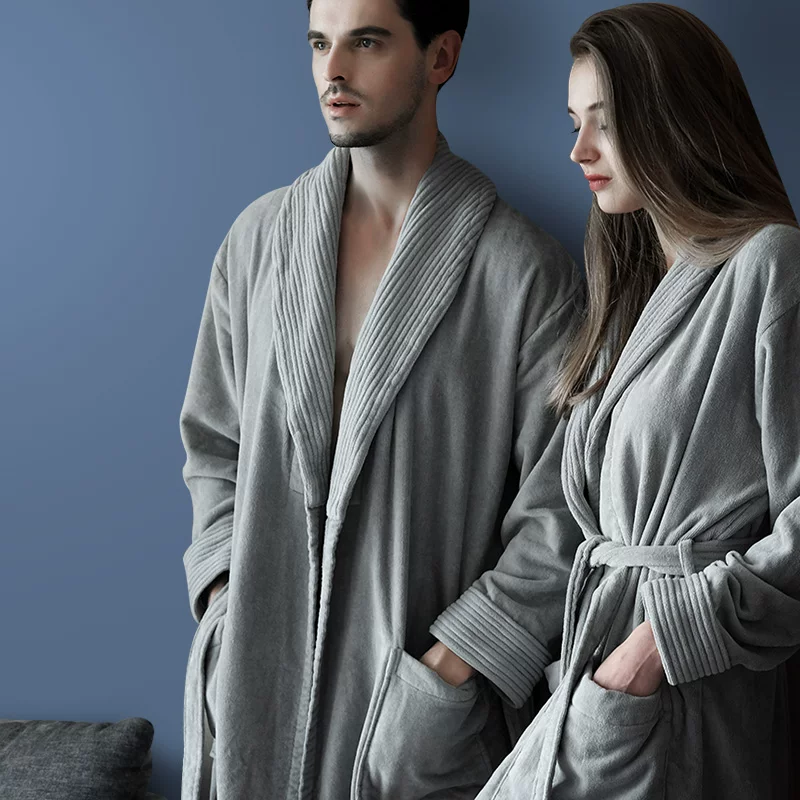 康尔馨 Cotton winter universal bathrobe, increased thickness, for beloved