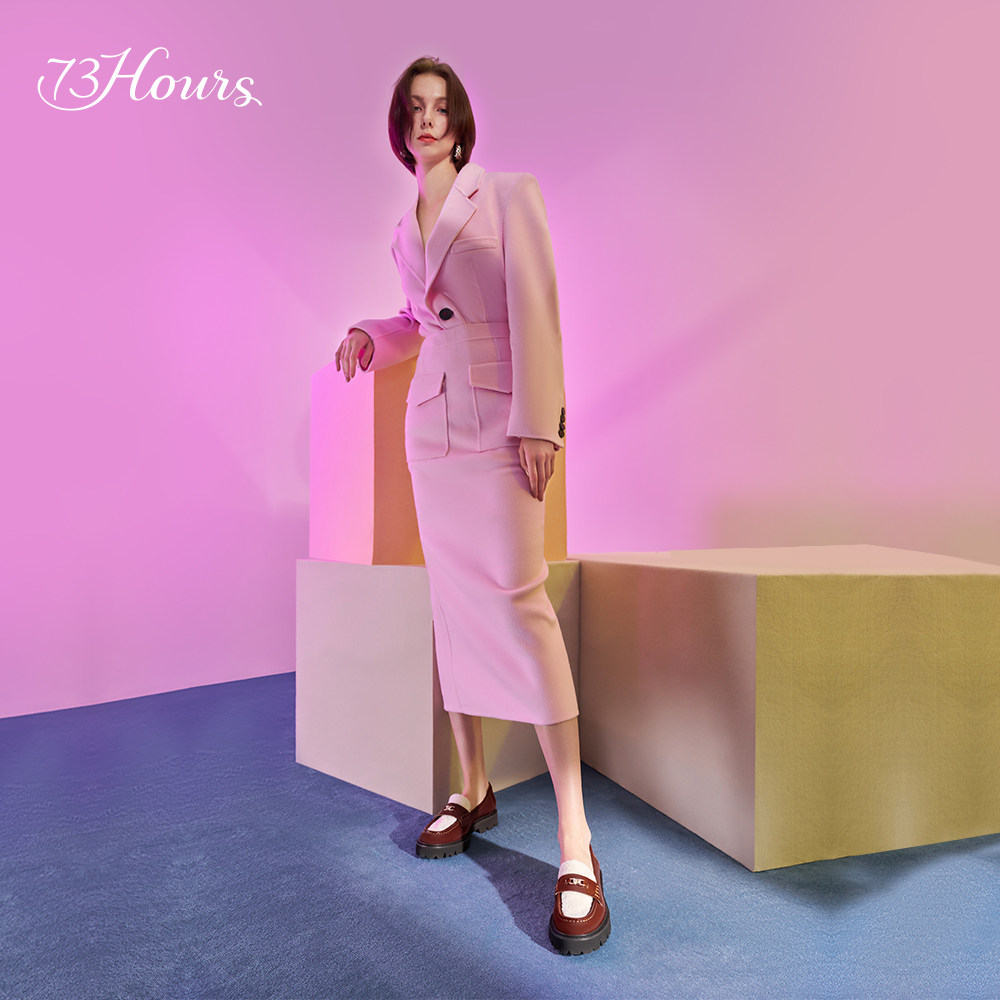 73hours女鞋榛果卷棕色复古时髦毛绒圆头厚底乐福鞋,淘宝优惠券,粉丝福利购,淘宝优惠卷