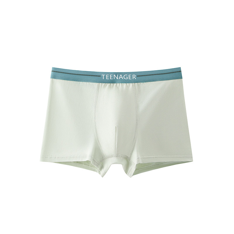 青少年内裤男孩纯棉平角裤发育期初高中学生大童加大加肥四角短裤,淘宝优惠券,粉丝福利购,淘宝优惠卷
