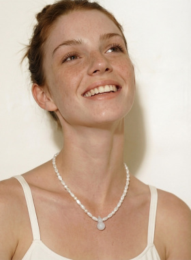 非遗琉璃葫芦磁吸扣珍珠项链