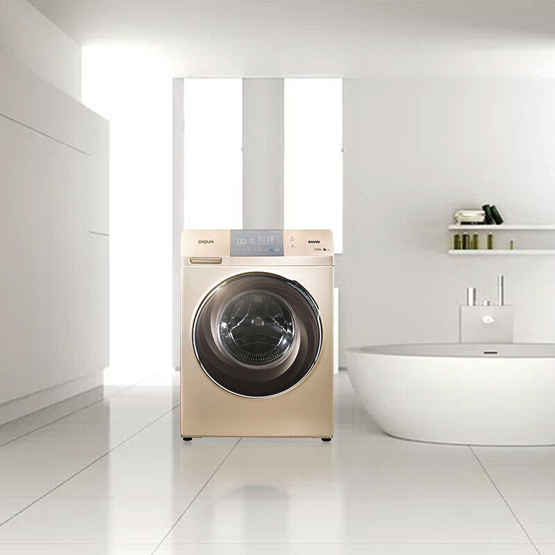 三洋10公斤kg全自动滚筒家用洗衣机 海铎电器洗衣机