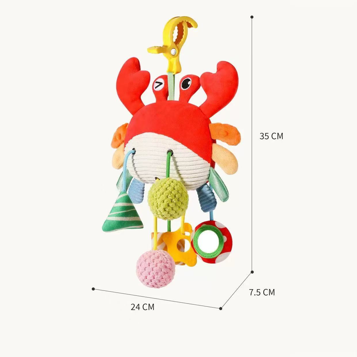 yoyo2/3婴儿推车玩具挂件yoyo推车宝宝安抚玩具架摇铃挂件配件 - 图2