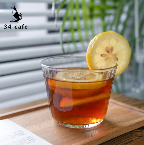 dirty玻璃杯猪口杯美式手冲品鉴玻璃杯澳白咖啡杯竖纹阿芙加朵杯 - 图0