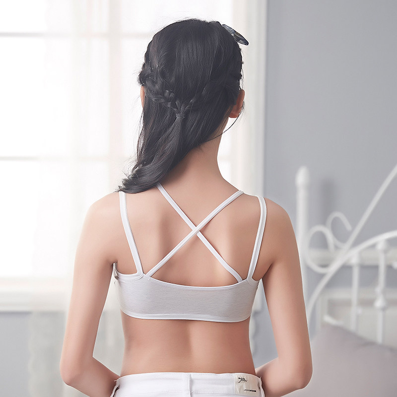 女童小背心发育期小学生初中岁文胸 轩斐抹胸