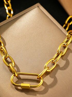 Stainless Steel Necklaces Hip Hop Personalized O Thick Chain