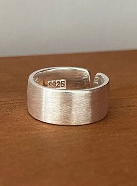 Rings For Women Simple Finger Open Vintage Handmade Wide Smo