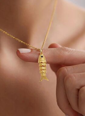 Exquisite High-End Personalized Activity Fish Pendant Jewelr