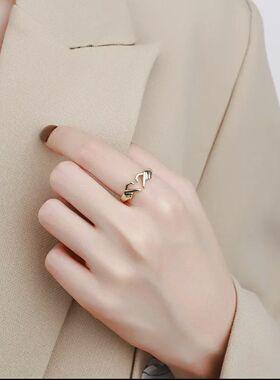 Rings For Women Men Fine Jewelry Finger Adjustable Open Hug