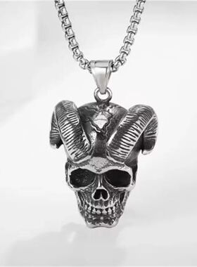 New Personalized Retro Gothic Crucifix Skull Cross Pendant N