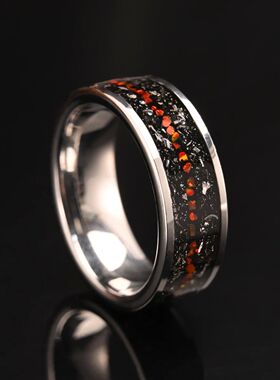 Fashion jewelry wedding band couple engagement rings 8MM tun