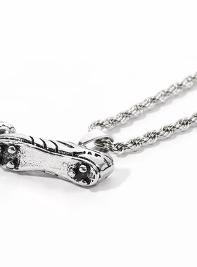 Hip Hop Punk Football Shoe Pendant Necklace For Men Fashion