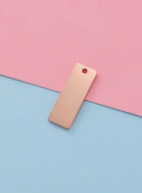 20pcs lot 8x22mm Blank Strip Charms Mirror Polished 304 Stai