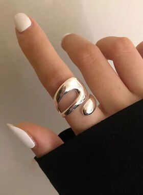 Smooth Rings For Women hollow out chain Jewelry Beautiful Fi