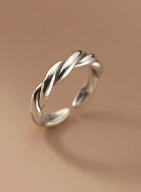 Geometric Unique Interware Rings for Women Bohemian Adjustab