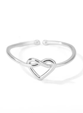 Stainless Steel Rings for Women Gold Color Couple Heart Ring