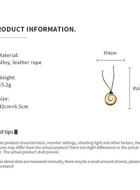 Autumn and Winter Metal Pendant Necklace Sweater Chain Acces