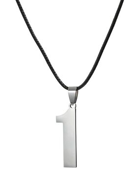 0-9 Arabic Numeral Pendant Necklace Lucky Number for Women a