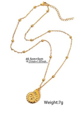 Bohemian Style Stainless Steel Nautilus Shell Ocean Beach Je