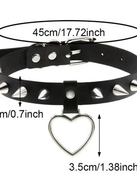 Fashion Love Sexy Rivet Exaggerated Style Collar Necklace fo
