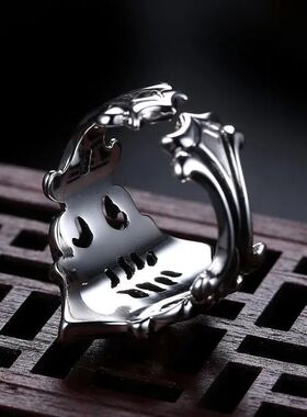 Domineering Personality Skull Ring Male Gothic Ghost Pirate