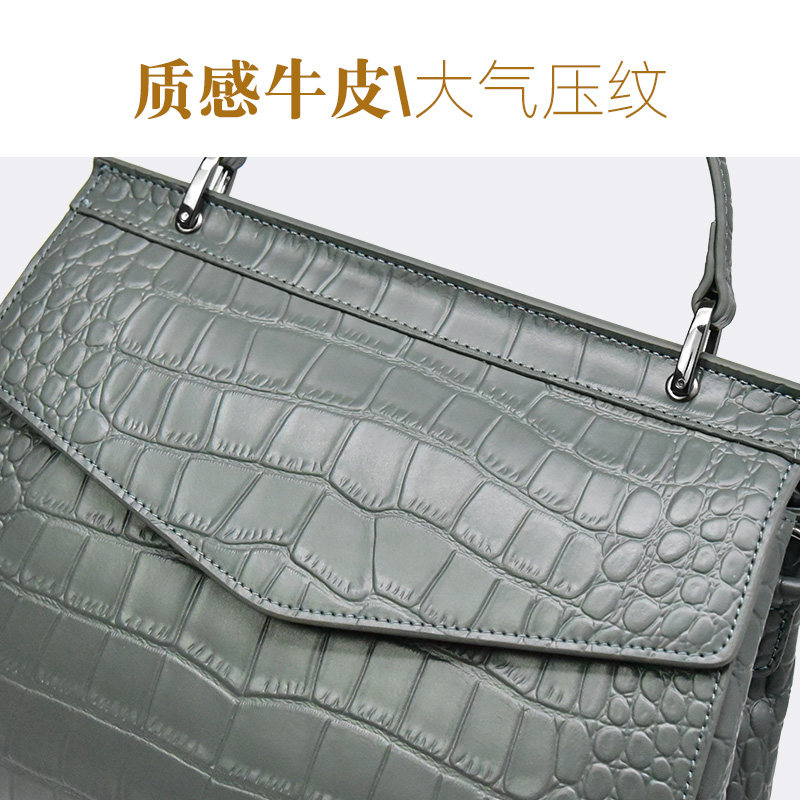 真皮女包2020新款潮秋冬百搭斜挎包 迪娜迪亚女士包袋