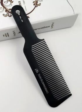Comb Plastic Barber Comb Black Thickened Hair Cutting Comb M
